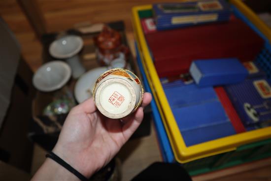 A quantity of Japanese ceramics